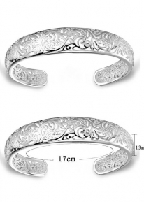 Изящный серебристый браслет, подарок при покупке от 4000 рублей