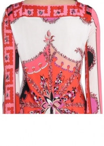 Эффектное платье с узорным принтом  Emilio Pucci