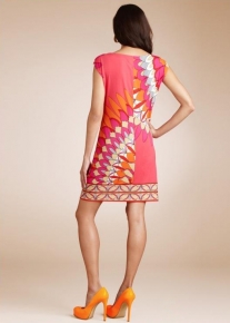 Коротенькое платье с графическими узорами Emilio Pucci