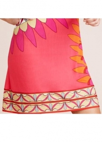 Коротенькое платье с графическими узорами Emilio Pucci