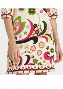 Эффектное платье с цветочным принтом Emilio Pucci
