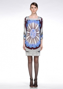 Платье с эффектным орнаментом Emilio Pucci