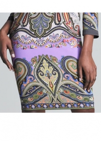 Эффектного кроя платье с орнаментом Emilio Pucci
