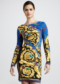 Эпатажное платье с оригинальным принтом Emilio Pucci