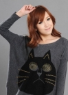 Пуловер с котом